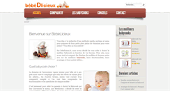 Desktop Screenshot of bebelicieux.fr